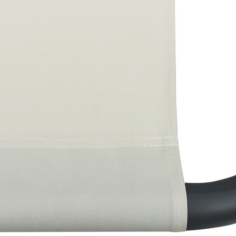 Tuinbed 200x90 cm staal crème