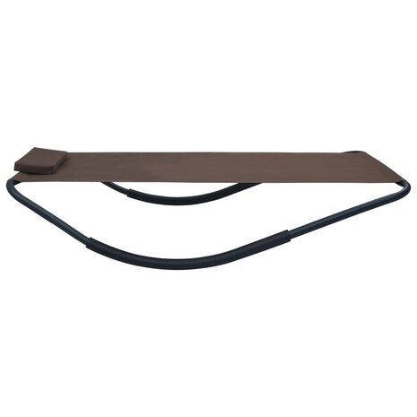 Tuinbed 200x90 cm staal bruin