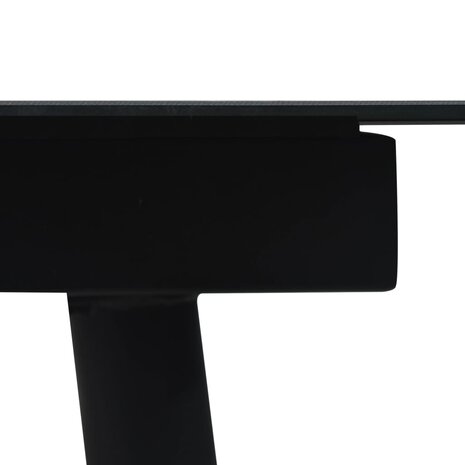 9-delige Tuinset PVC-rattan zwart