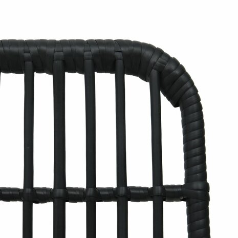 7-delige Tuinset poly rattan en glas