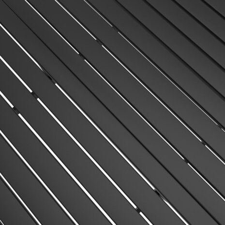 5-delige Tuinset textileen en staal