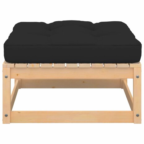 4-delige Loungeset massief grenenhout