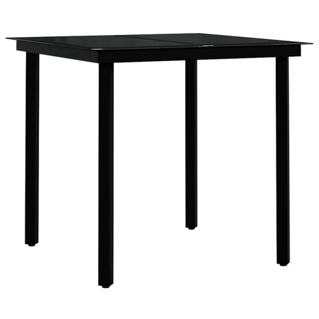 3-delige Tuinset zwart