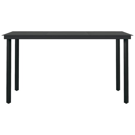 7-delige Tuinset zwart