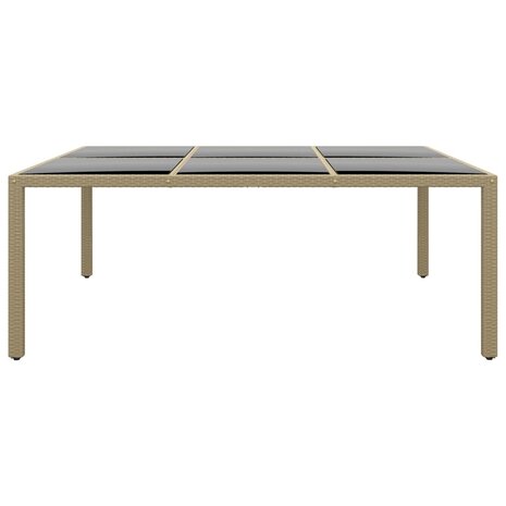 11-delige Tuinset poly rattan beige