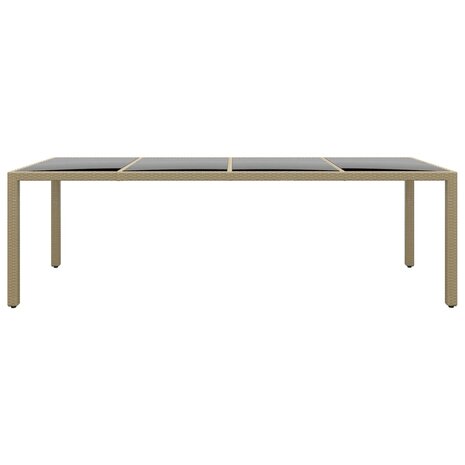 11-delige Tuinset poly rattan beige