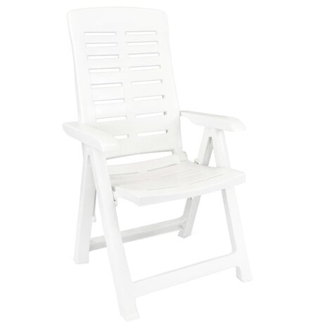3-delige Tuinset polypropeen wit