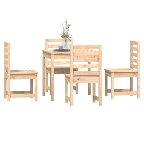 5-delige Tuinset massief grenenhout