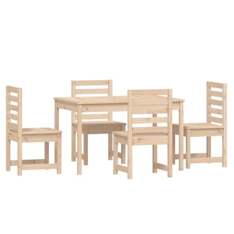 5-delige Tuinset massief grenenhout