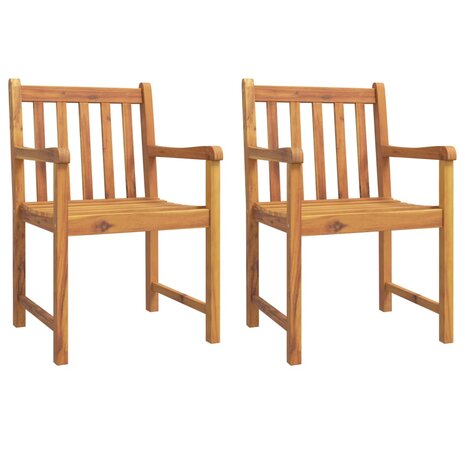 3-delige Tuinset massief acaciahout