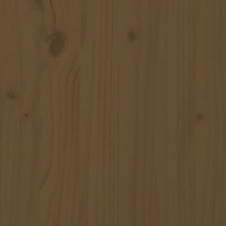 4-delige Loungeset met kussens massief hout honingbruin