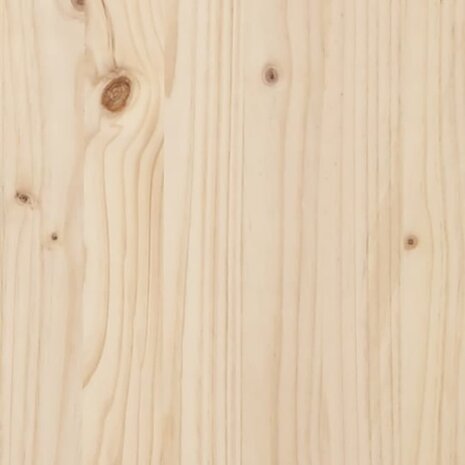 4-delige Loungeset met kussens massief hout