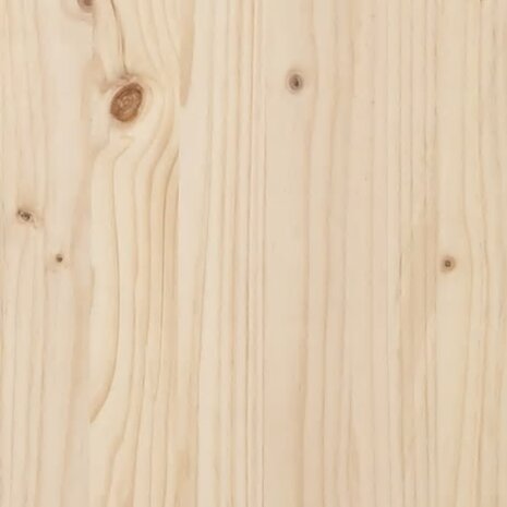 6-delige Loungeset met kussens massief hout