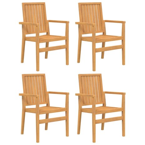 5-delige Tuinset massief teakhout