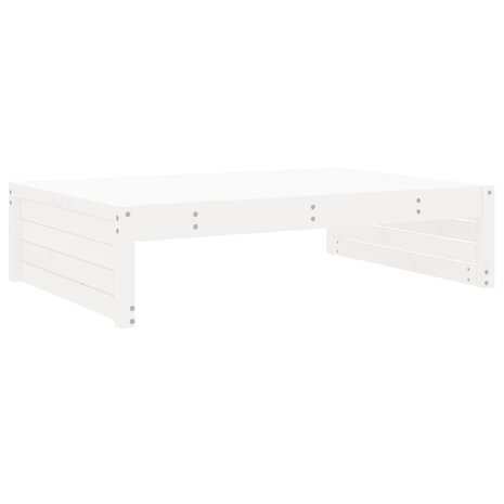 5-delige Loungeset massief grenenhout wit