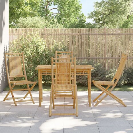 5-delige Tuinset bamboe