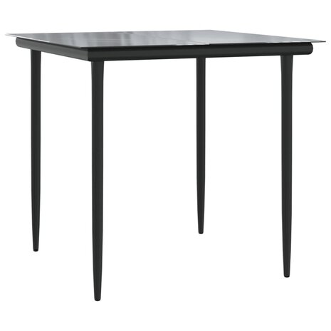 5-delige Tuinset met kussens poly rattan beige