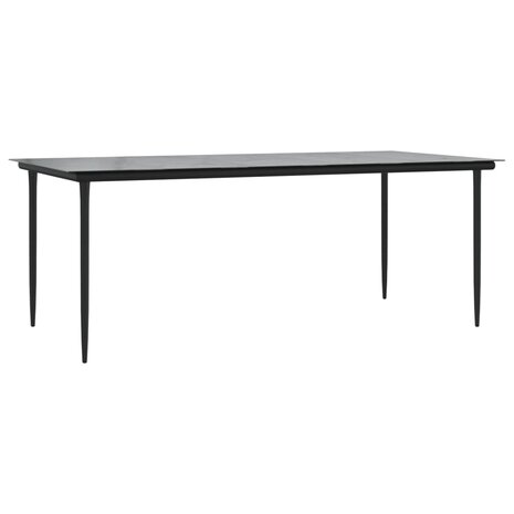 9-delige Tuinset met kussens poly rattan beige