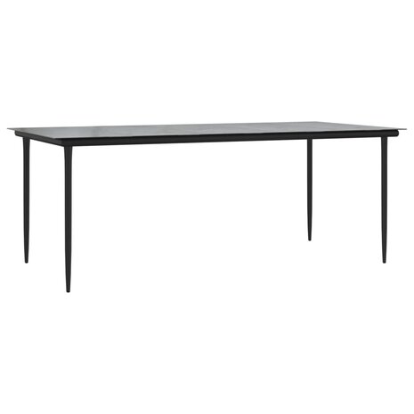 9-delige Tuinset met kussens poly rattan beige