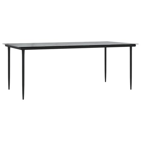 7-delige Tuinset met kussens poly rattan beige