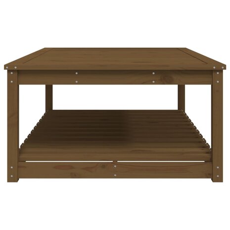 Tuintafel 121x82,5x45 cm massief grenenhout honingbruin
