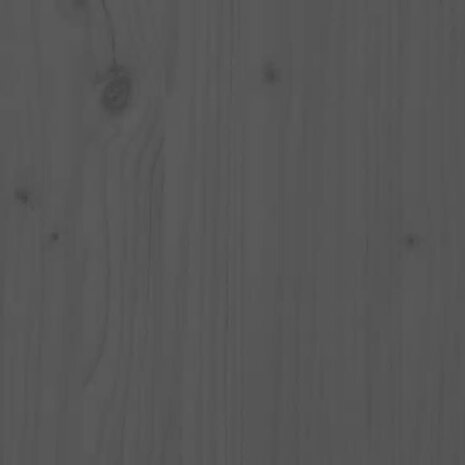 Tuintafel 121x82,5x110 cm massief grenenhout grijs