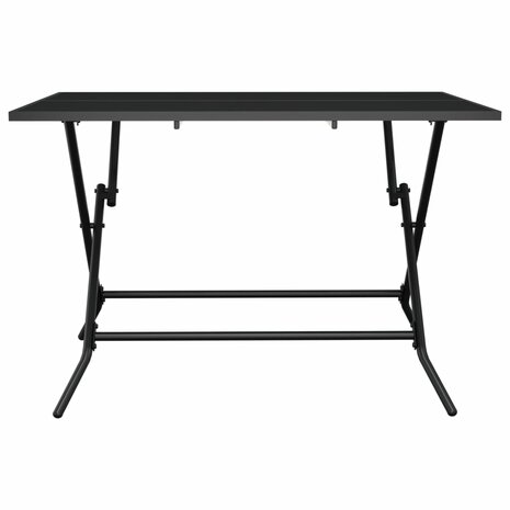 Tuintafel inklapbaar 110x80x72 cm staalgaas antracietkleurig