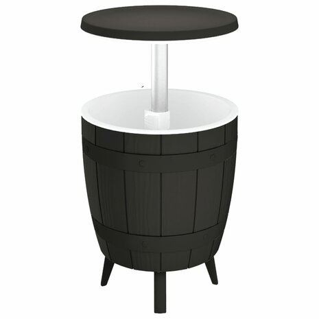 IJskoeltafel 3-in-1 polypropeen zwart