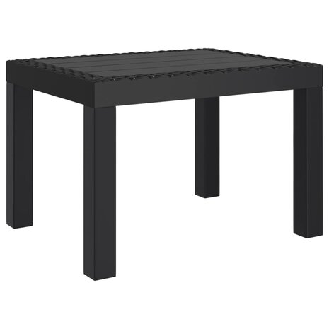 Tuintafel 59x47x40 cm PP antracietkleurig