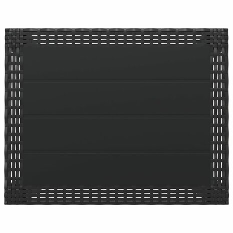 Tuintafel 59x47x40 cm PP antracietkleurig