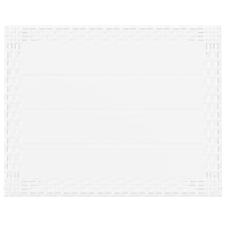 Tuintafel 59x47x40 cm PP wit