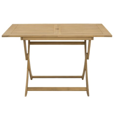 Tuintafel inklapbaar 120x70x75 cm massief acaciahout