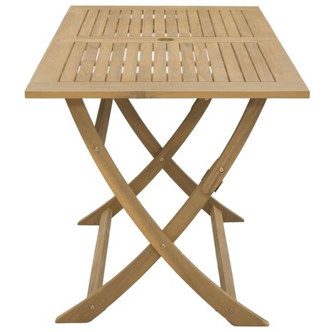 Tuintafel inklapbaar 120x70x75 cm massief acaciahout