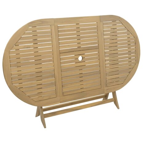 Tuintafel inklapbaar 160x85x75 cm massief acaciahout