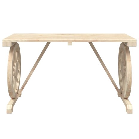 Tuintafel 115x55x65 cm massief vurenhout