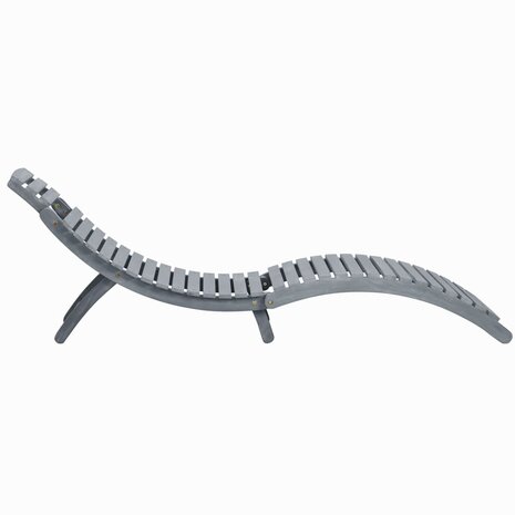 Ligbed massief acaciahout greywash