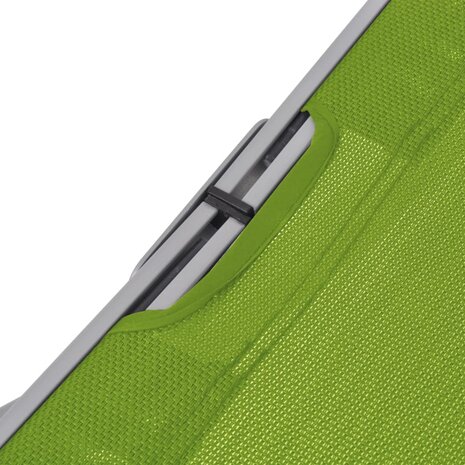 Ligbedden inklapbaar 2 st textileen groen