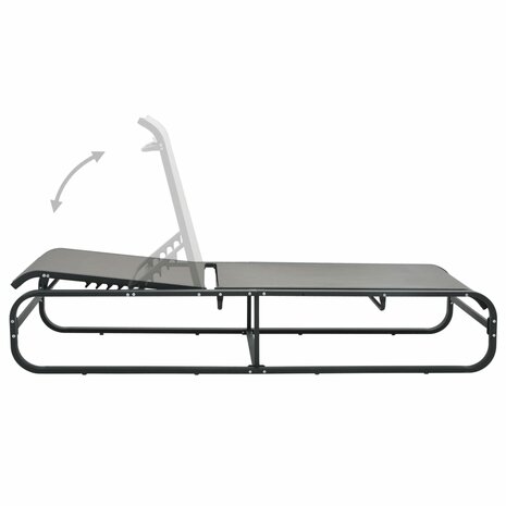 Ligbed aluminium en textileen
