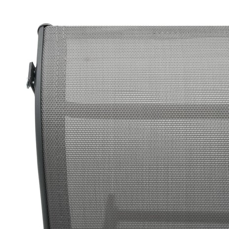 Ligbed aluminium en textileen