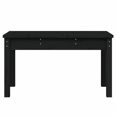 Tuinbank 80x44x45 cm massief grenenhout zwart