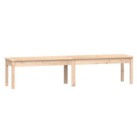 Tuinbank 2-zits 203,5x44x45 cm massief grenenhout