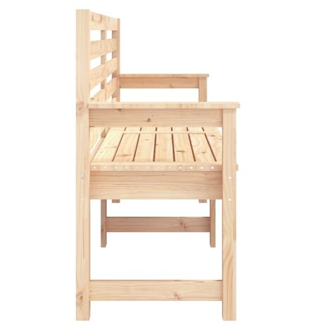 Tuinbank 159,5x48x91,5 cm massief grenenhout