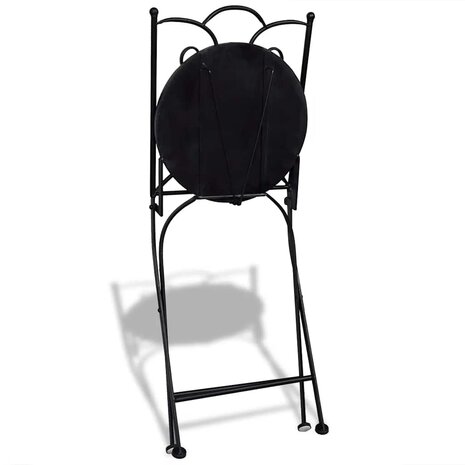 Bistrostoelen inklapbaar 2 st keramiek terracottakleurig