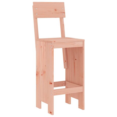 Barkrukken 2 st 40x48,5x115,5 cm massief douglashout