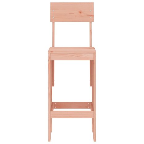 Barkrukken 2 st 40x48,5x115,5 cm massief douglashout