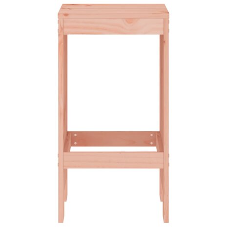 Barkrukken 2 st 40x36x75 cm massief douglashout