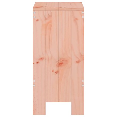 Barkrukken 2 st 40x36x75 cm massief douglashout