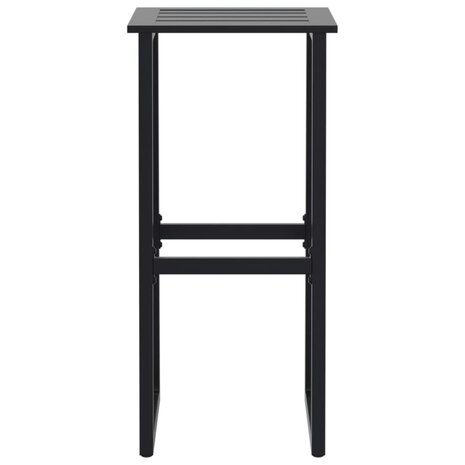 Barkrukken 4 st 38x38x80 cm gepoedercoat staal zwart