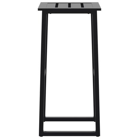 Barkrukken 4 st 38x38x80 cm gepoedercoat staal zwart