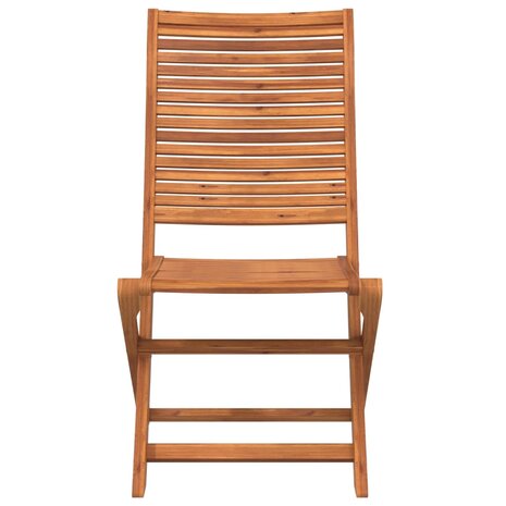 Tuinstoelen 8 st inklapbaar 51x66x95 cm massief acaciahout